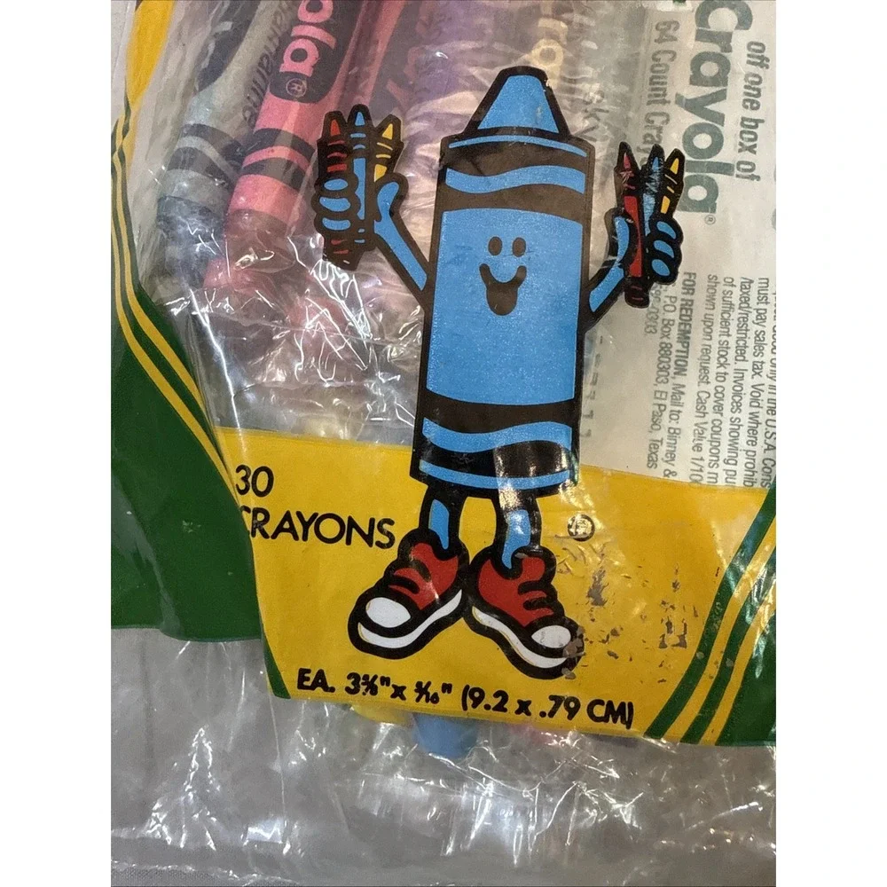 1991 Crayola Color Treat Packs Halloween & Party Favors Crayon 2 Packs 15ct New